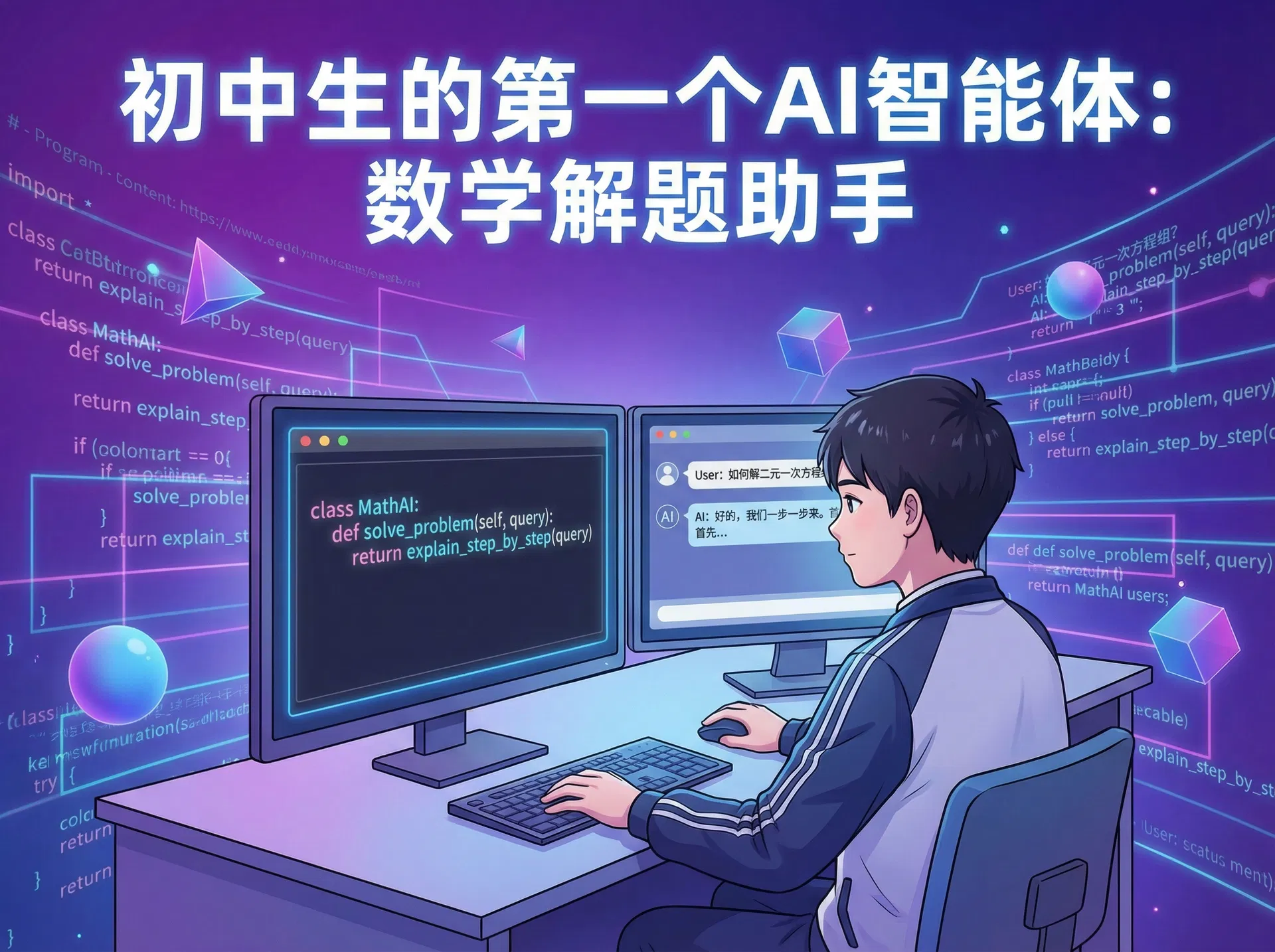 初中生的第一个AI智能体：数学解题助手（附完整Prompt）