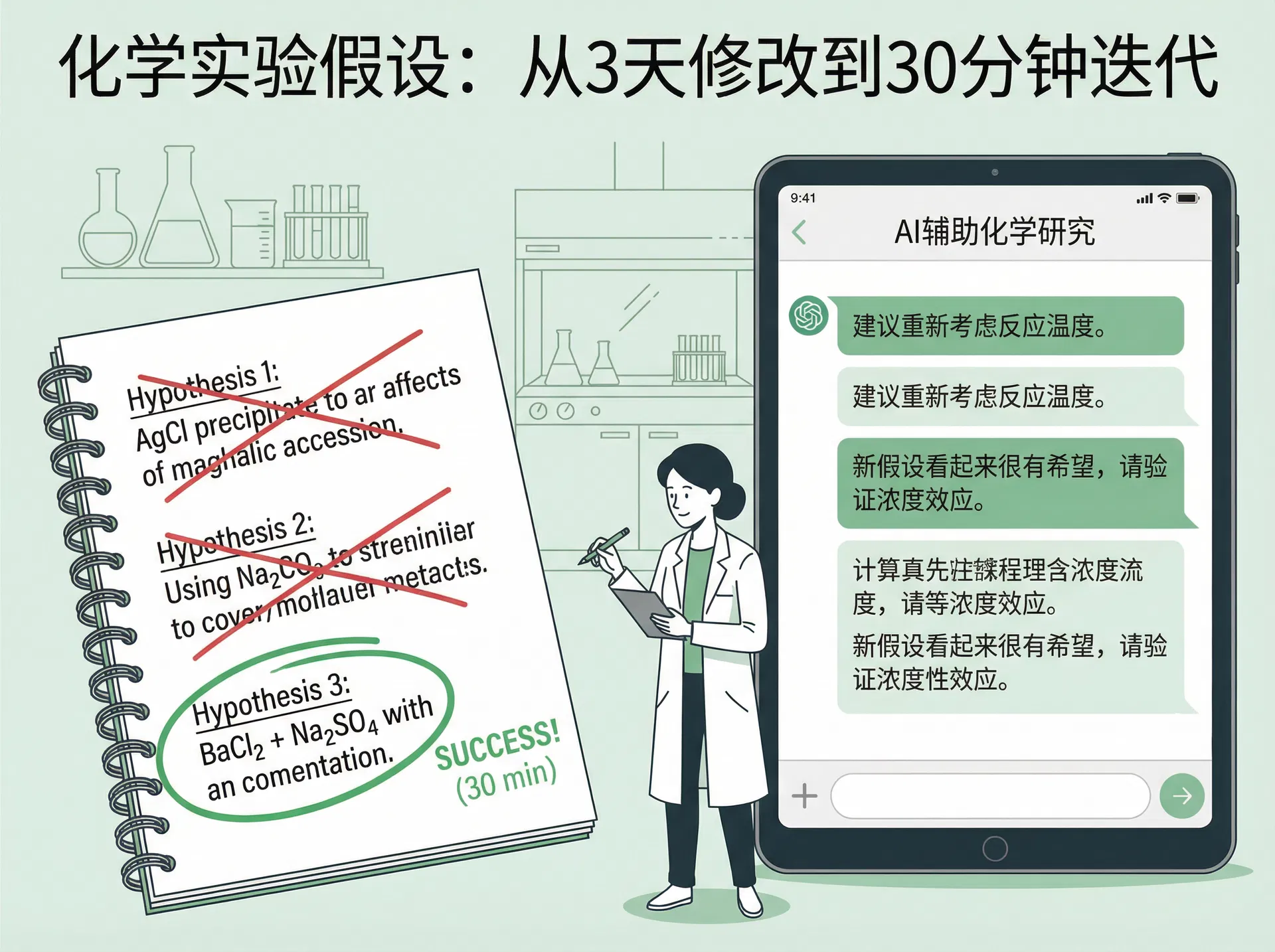 高中化学实验假设：从"等老师改"到"30分钟迭代"