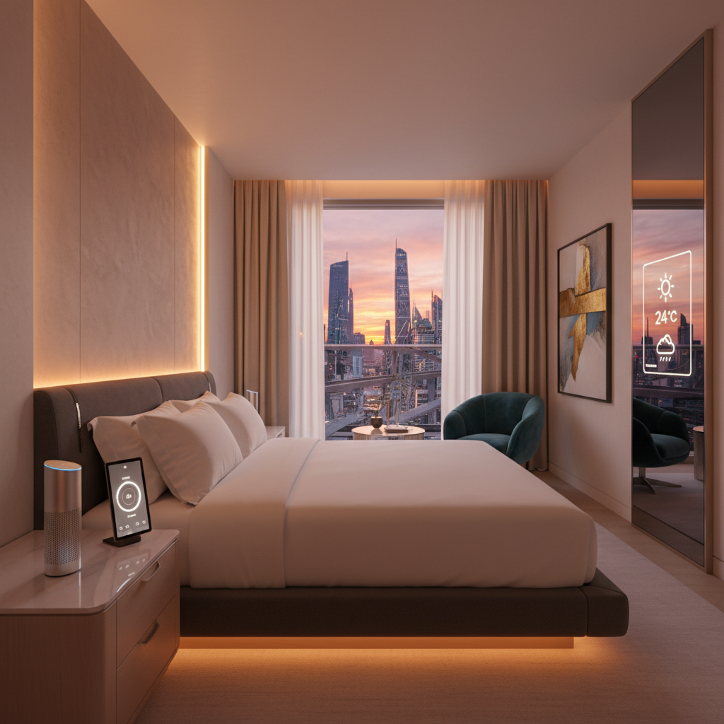 Smart Hotel Rooms 2026: IoT, Voice Assistants, and Hyper-Personalization