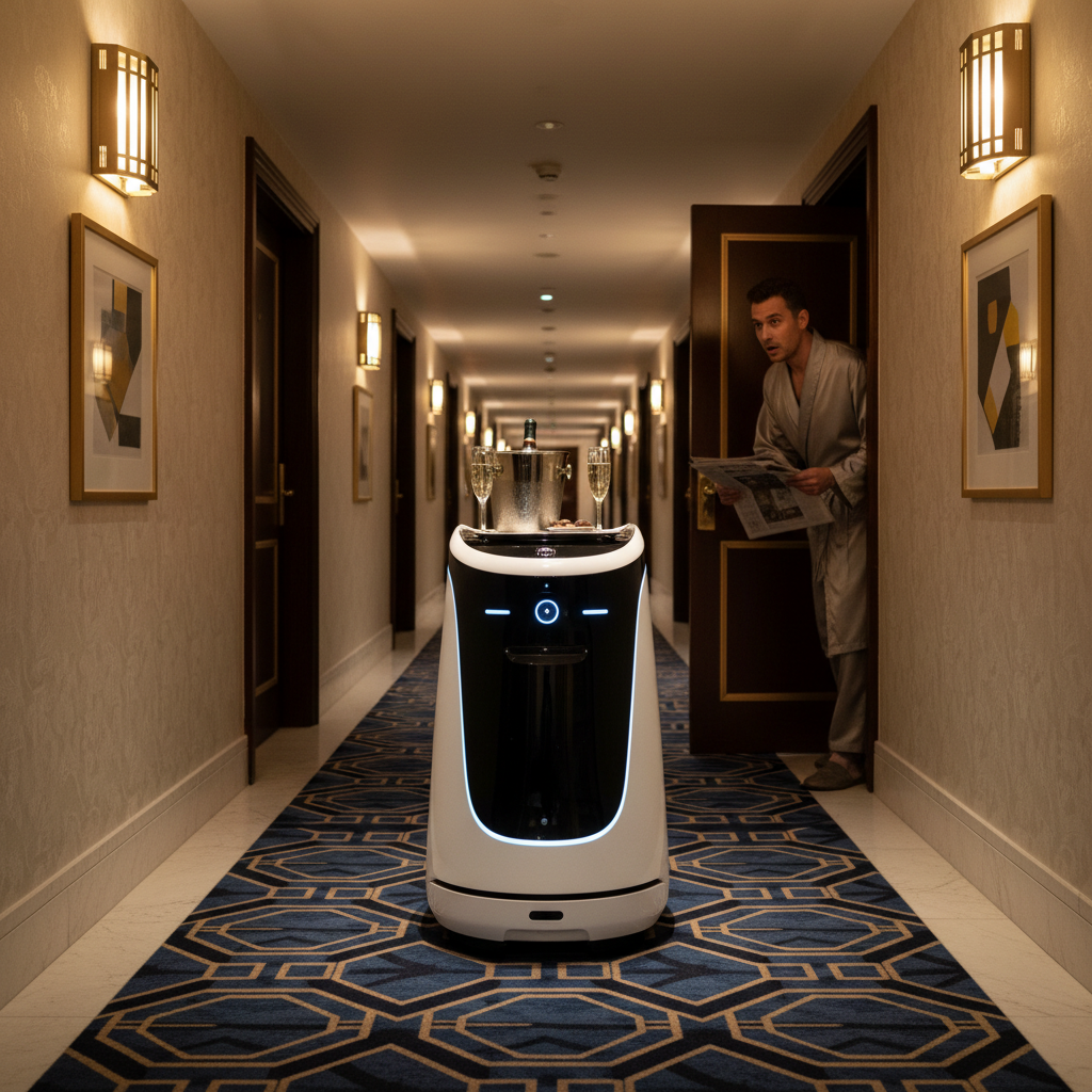 Robot Hotel 2026: La Rivoluzione dell'Automazione Alberghiera, Dalla Pulizia al Room Service Intelligente