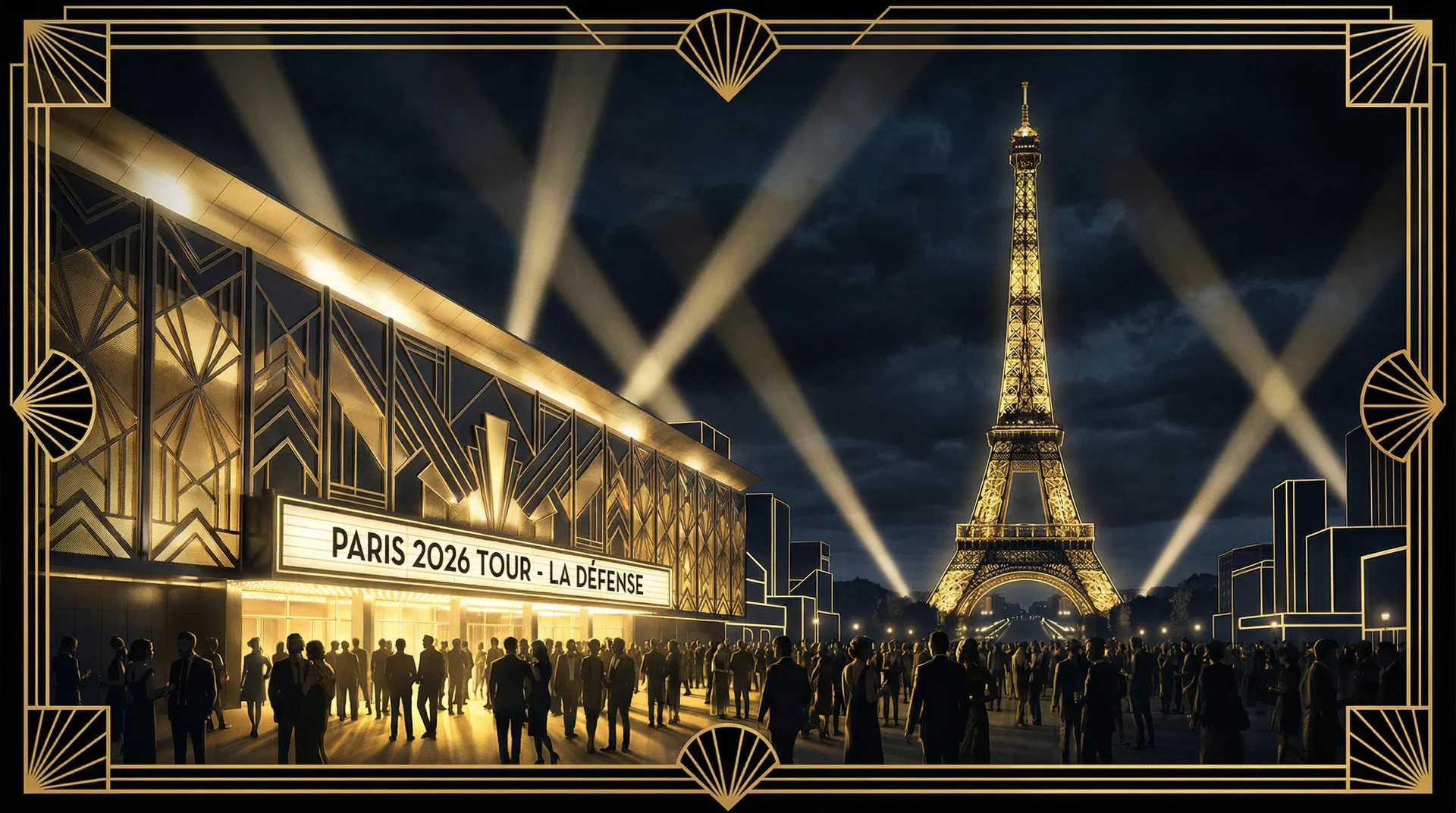 Paris La Défense Arena - Tour Eiffel