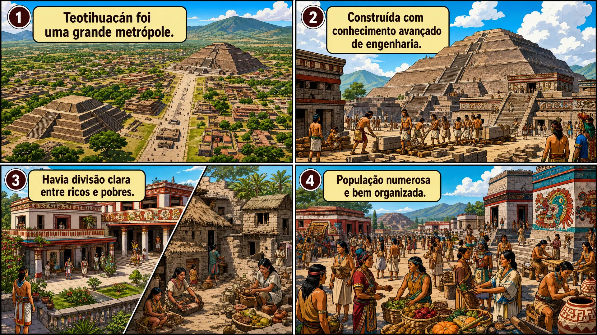 Teotihuacán: A Metrópole Pré-Colombiana