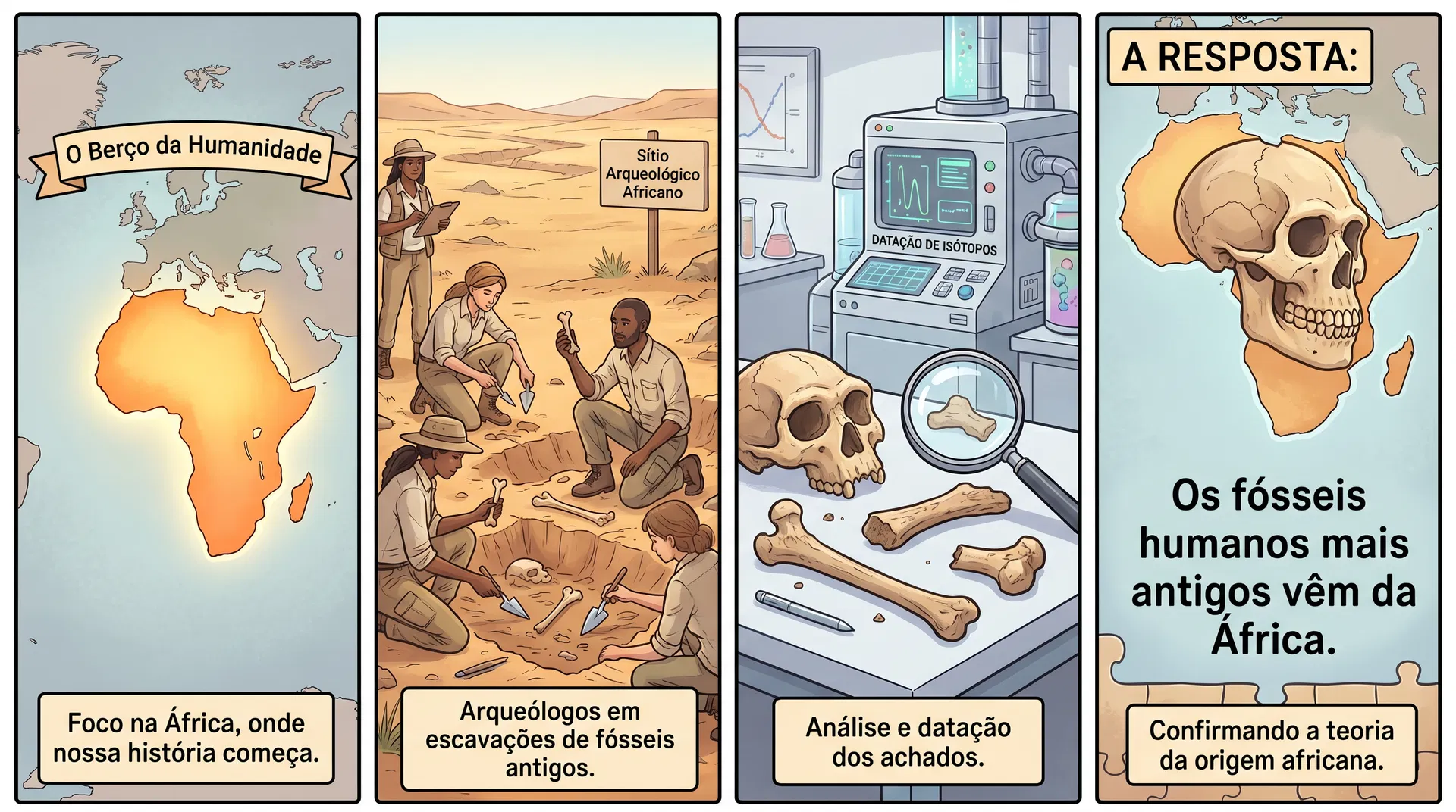 Os Fósseis Humanos Mais Antigos