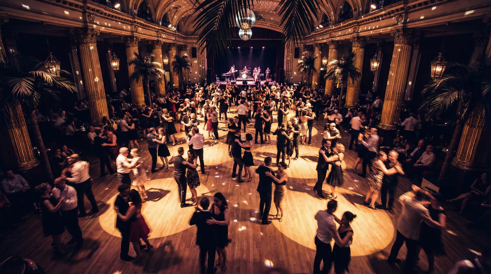 Night social dance party