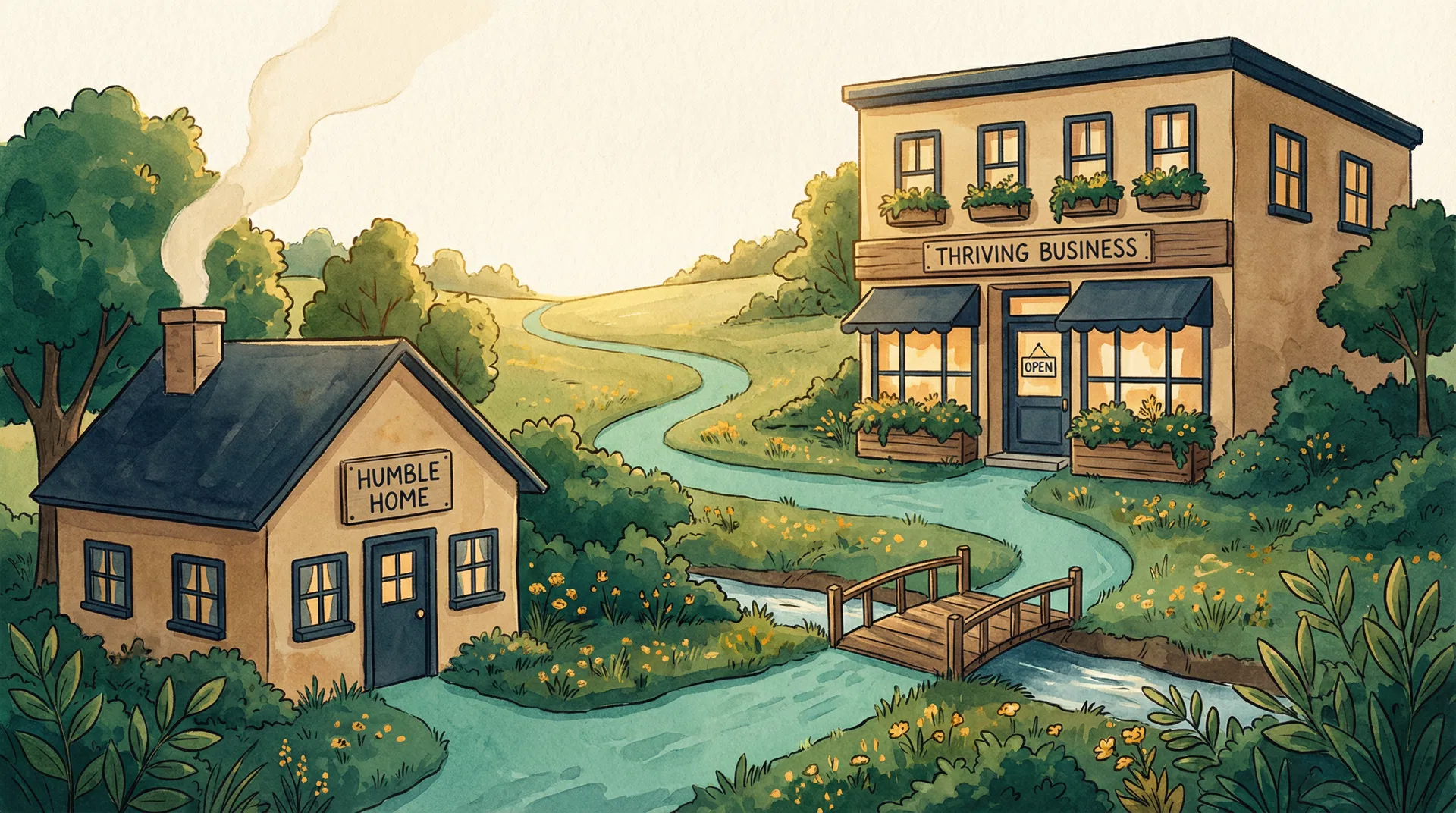 Journey from humble beginnings to thriving business