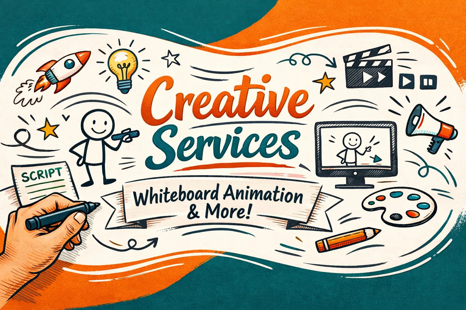 ホワイトボードアニメーション バナー