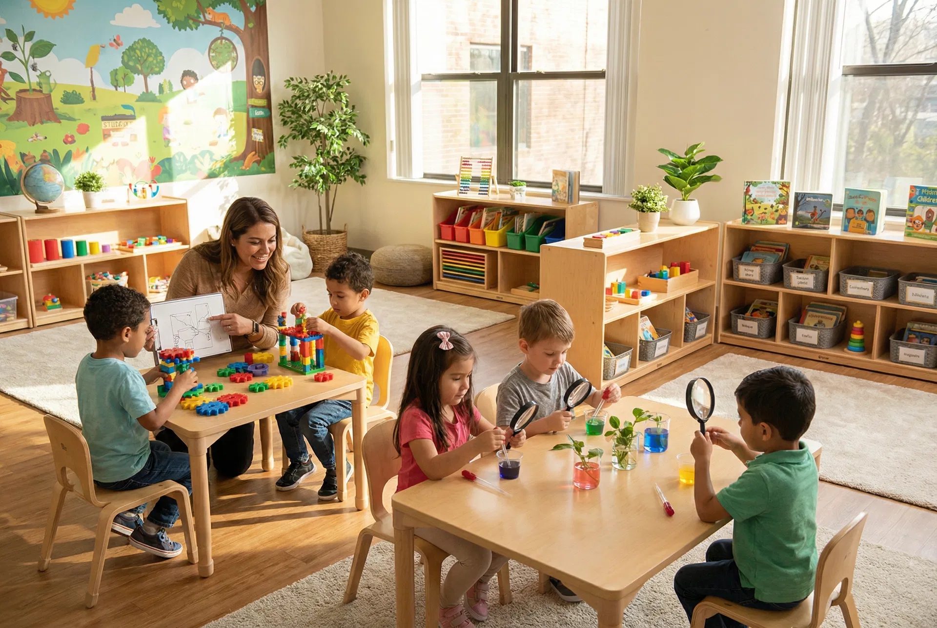Children learning at Impact Learning Center