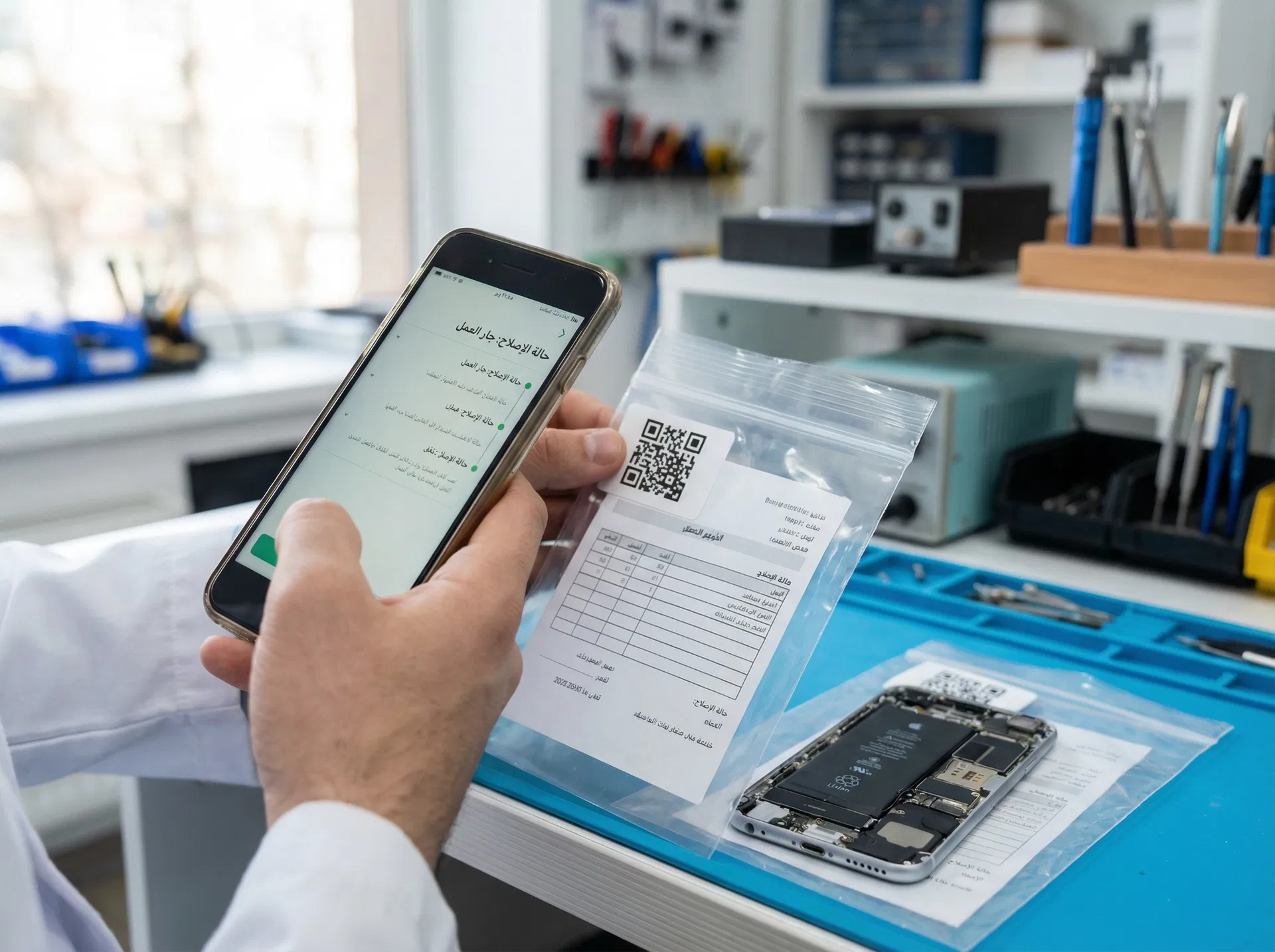 QR Code للعميل