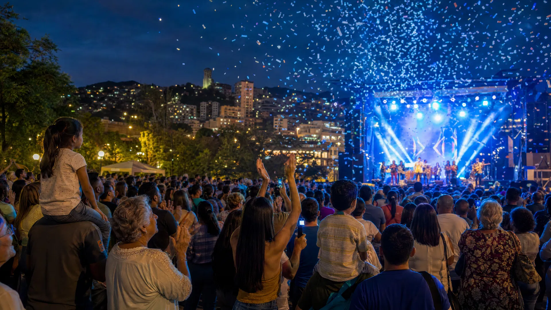 Concierto comunitario de cierre en Caracas