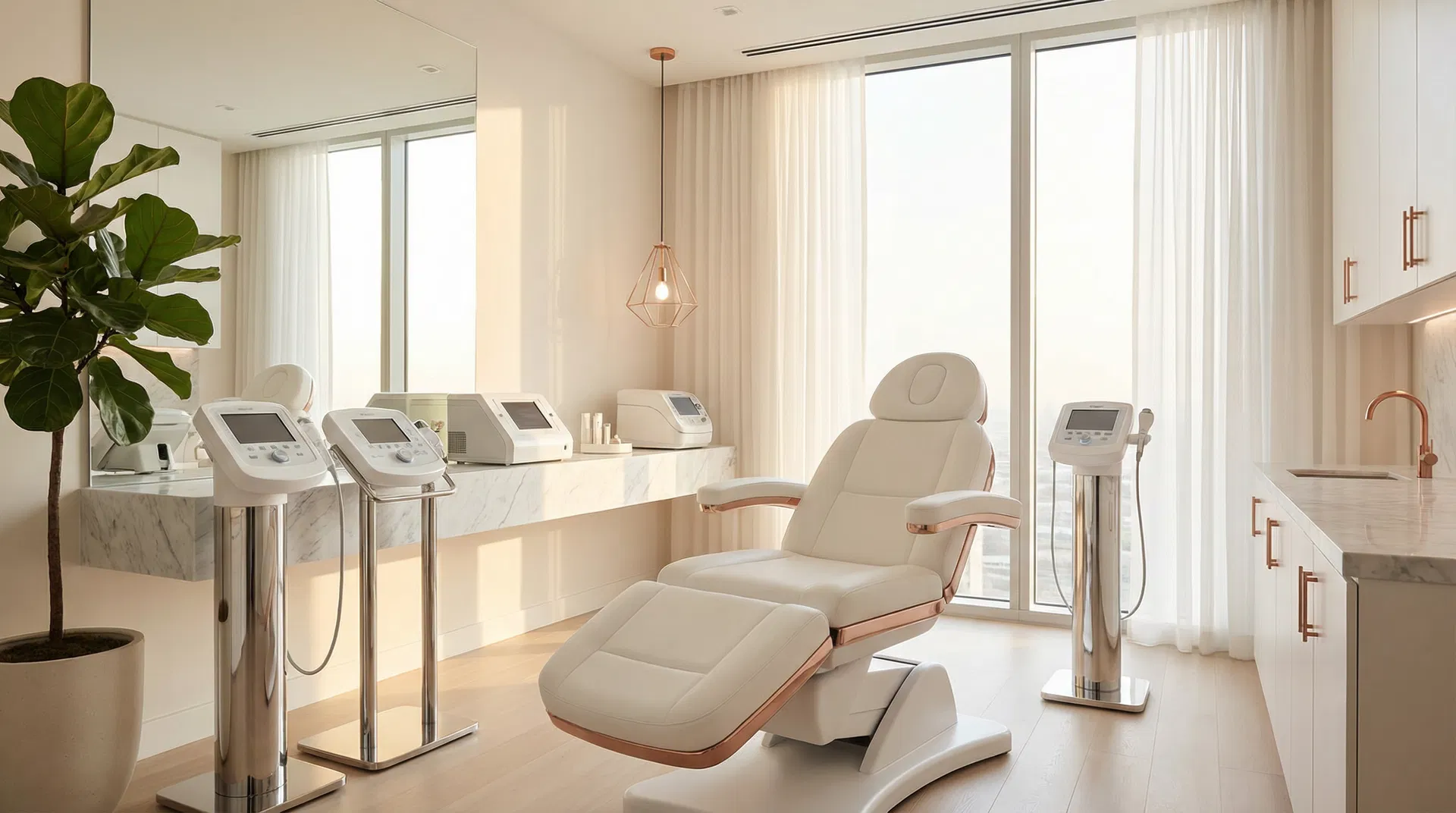 Premium med spa interior