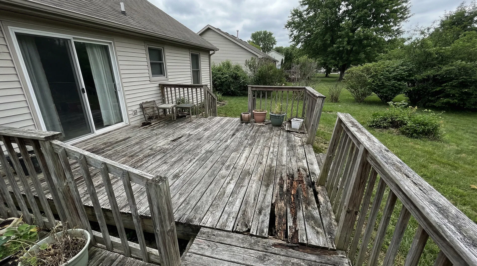 Deck Transformation - Before