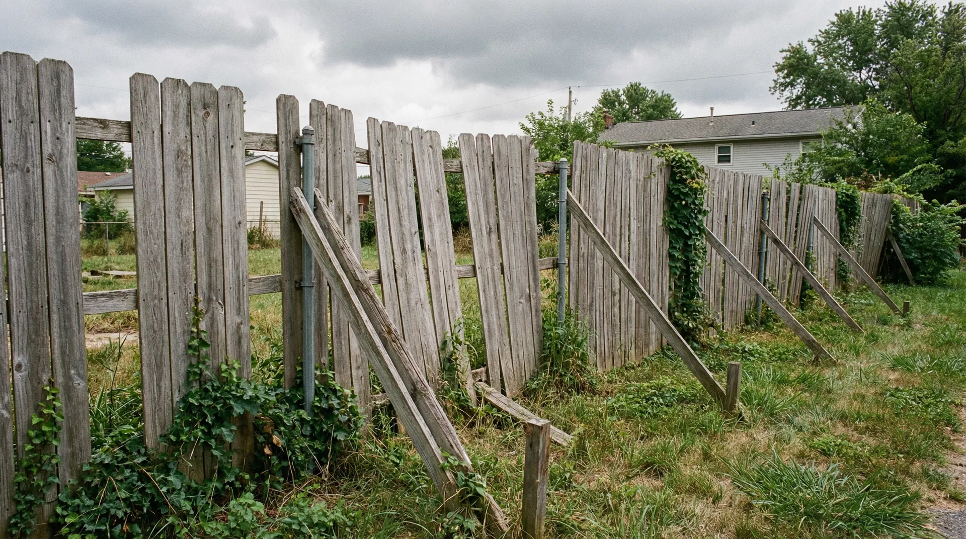 Fence Replacement - Before