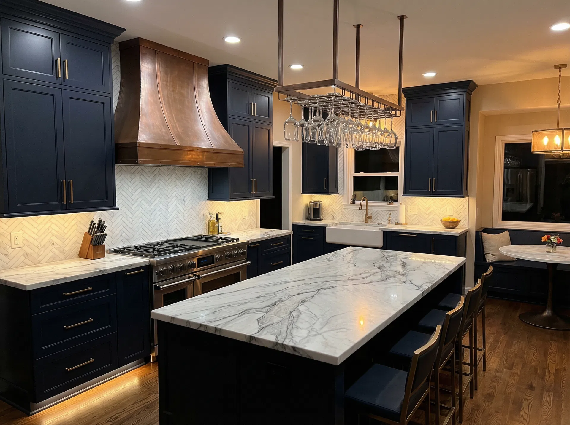 Navy Blue Luxury Kitchen
