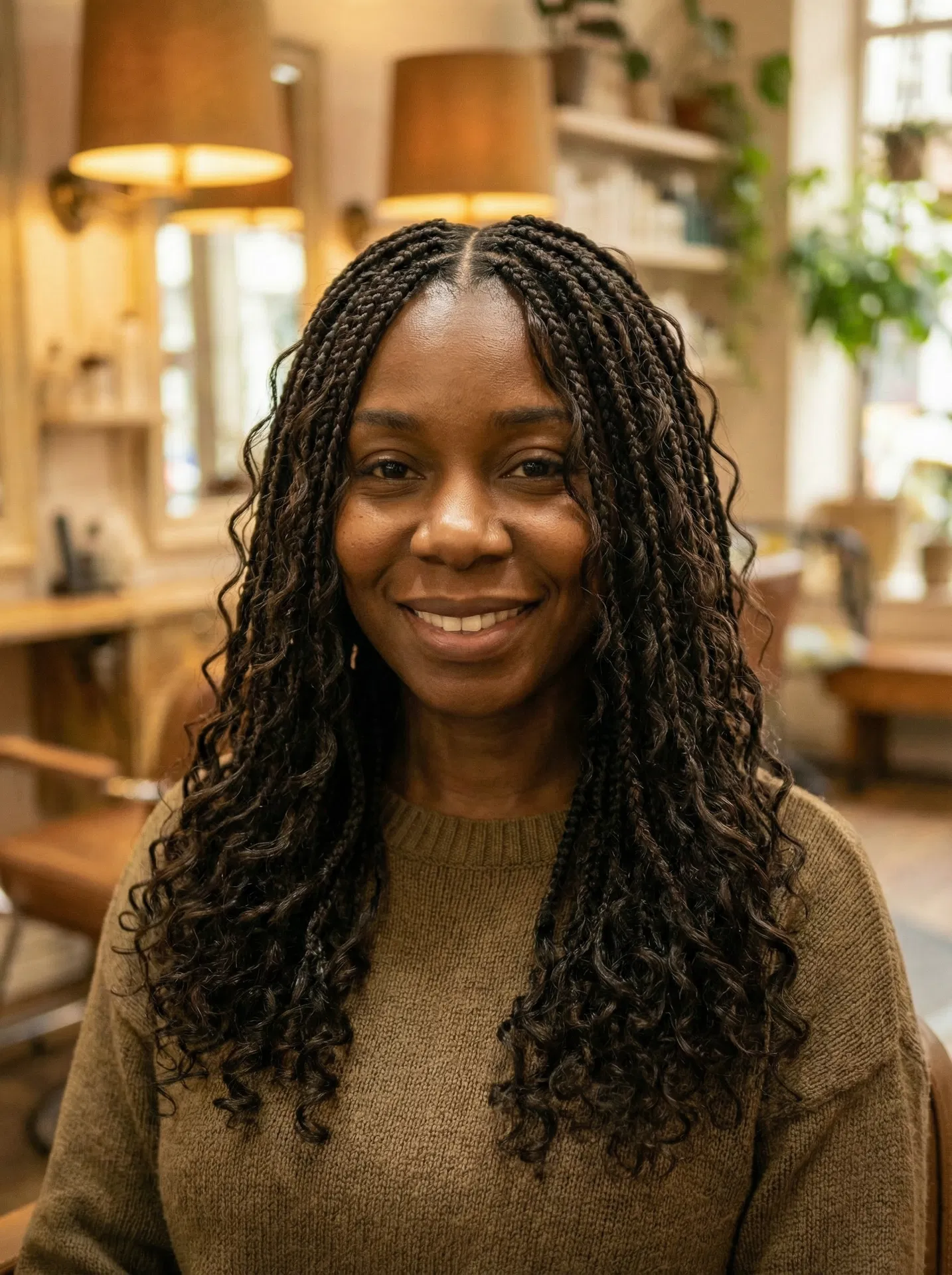 Boho Knotless Braids