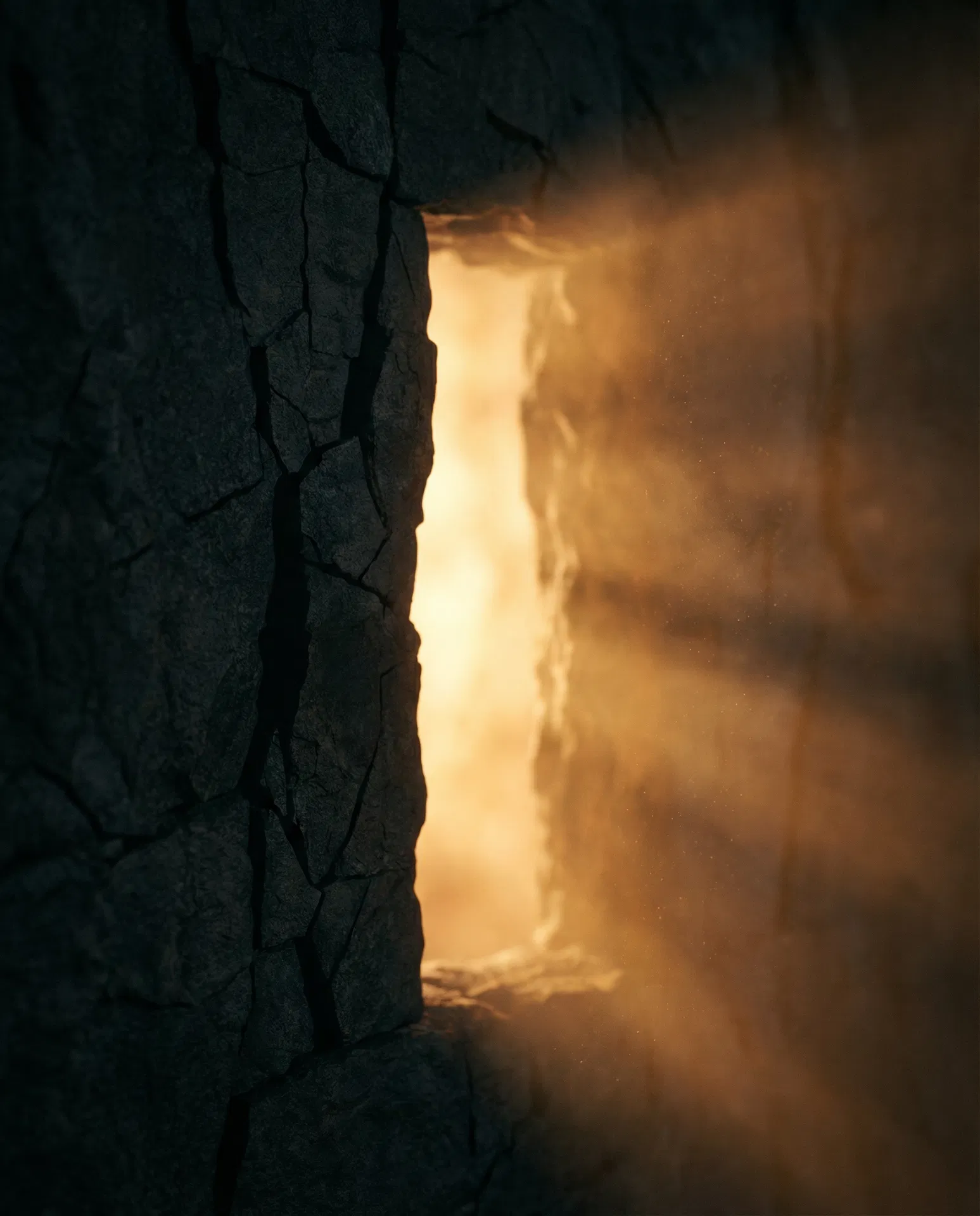 A threshold of golden light — the doorway to change