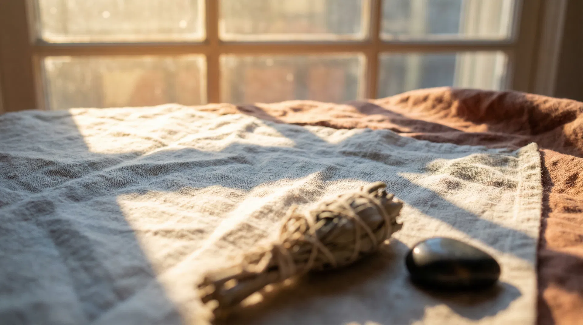 Morning light on linen — ritual and intention