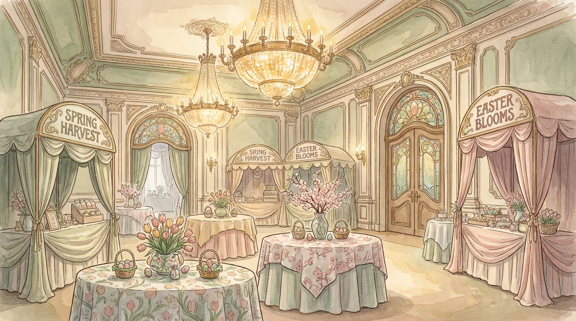 Aliante Casino ballroom illustration