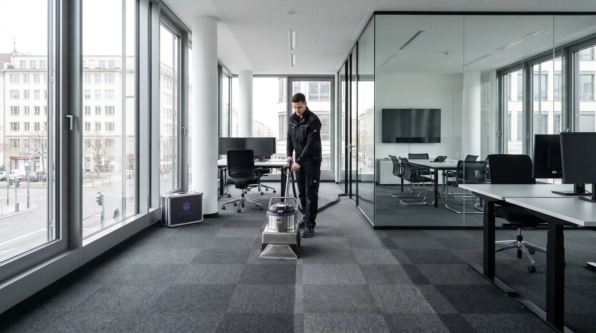 Referenz Büro Teppichbodenreinigung Berlin