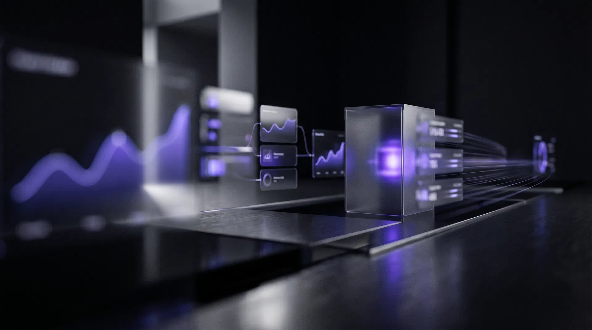 Ambiente dashboard premium per visualizzare risultati