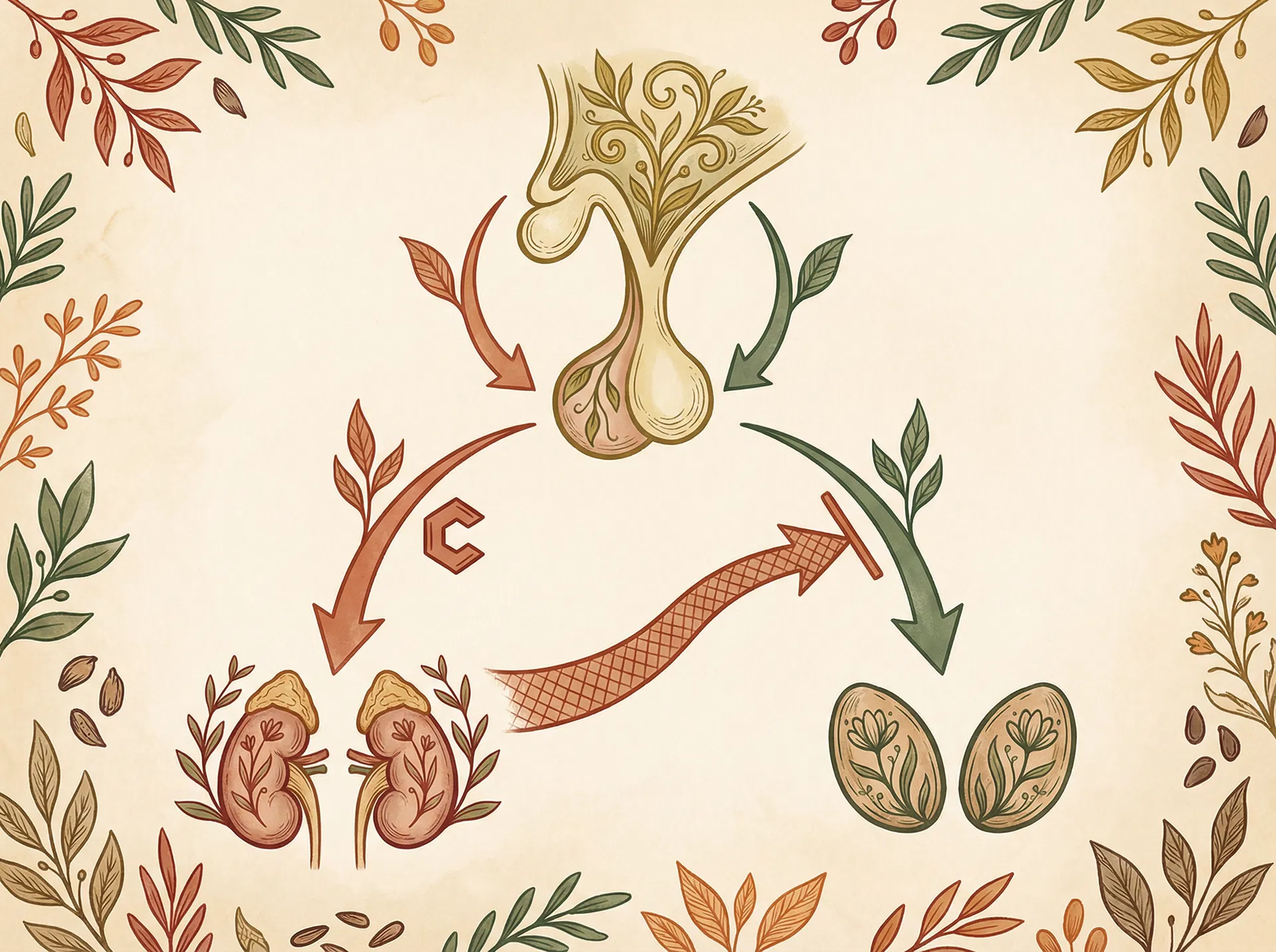 HPA and HPG axis interaction