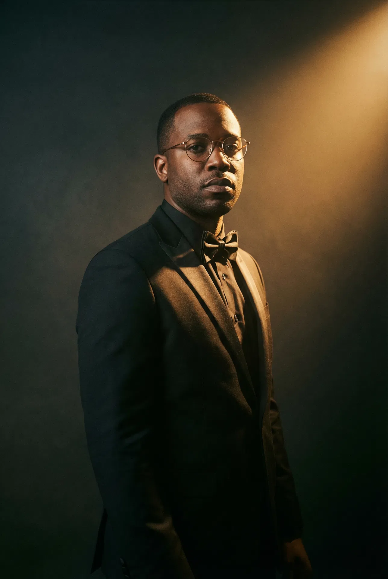 Man in tailored dark suit