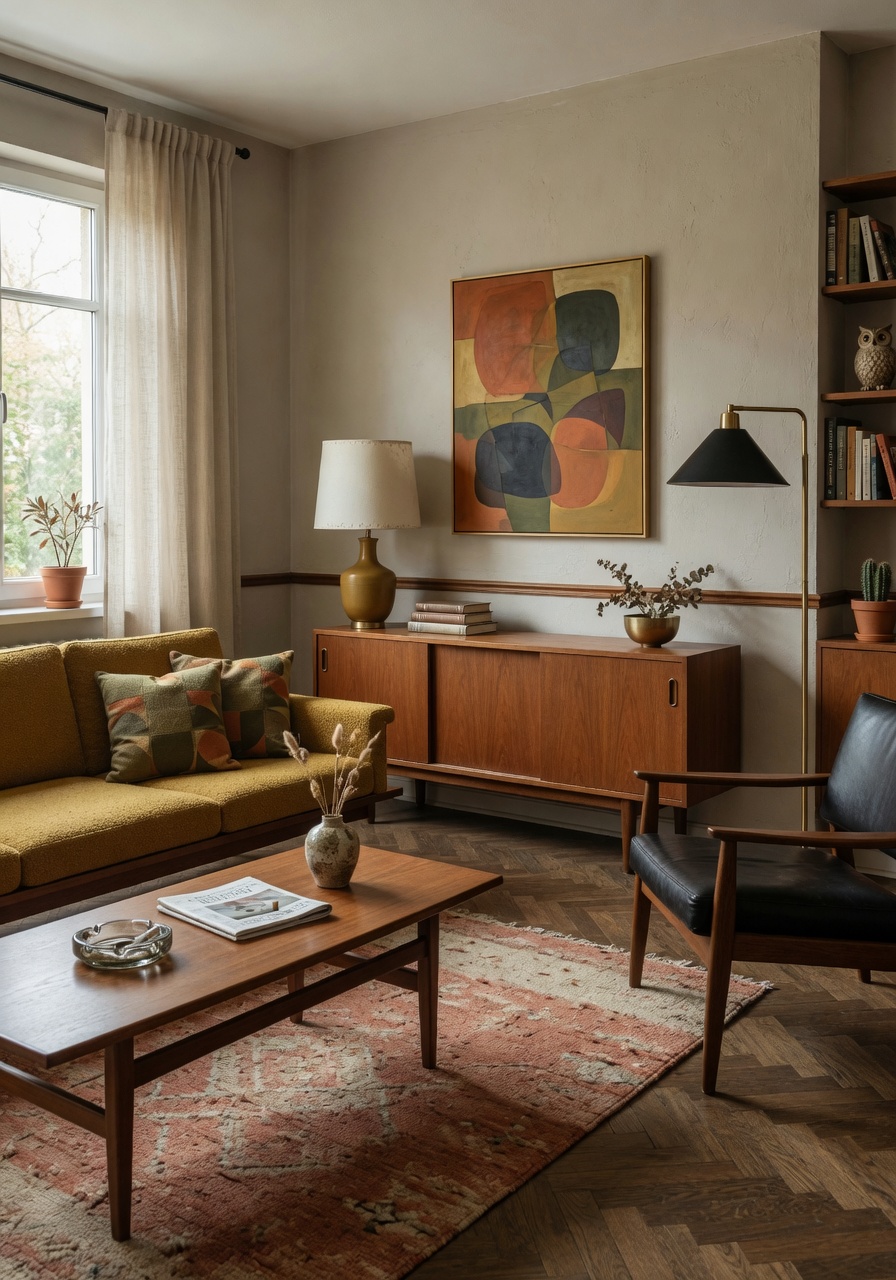 Mid-Century Modern Lounge room design