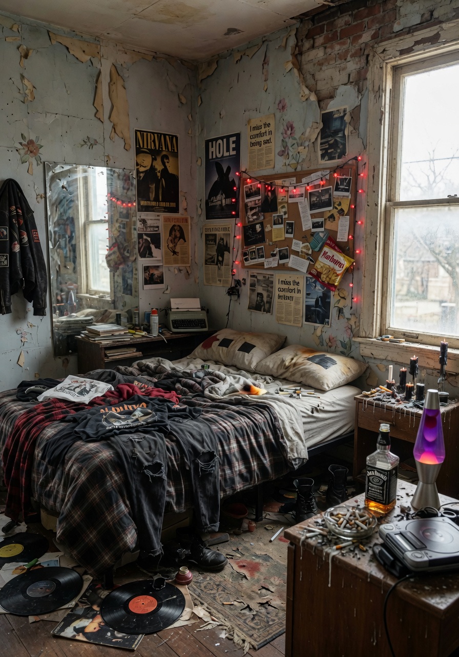The Grunge Den room design