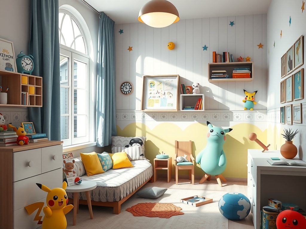Pokemon Kids Room room design