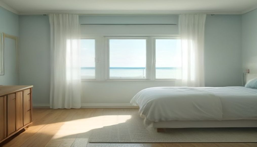 The Serene Shoreline Living Room room design