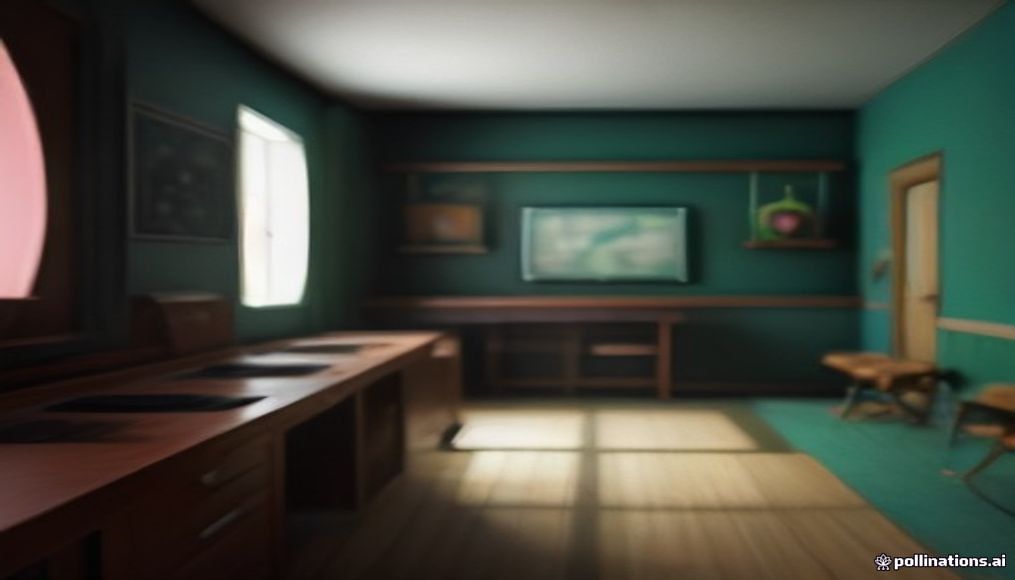 Pixelated Paradise room design