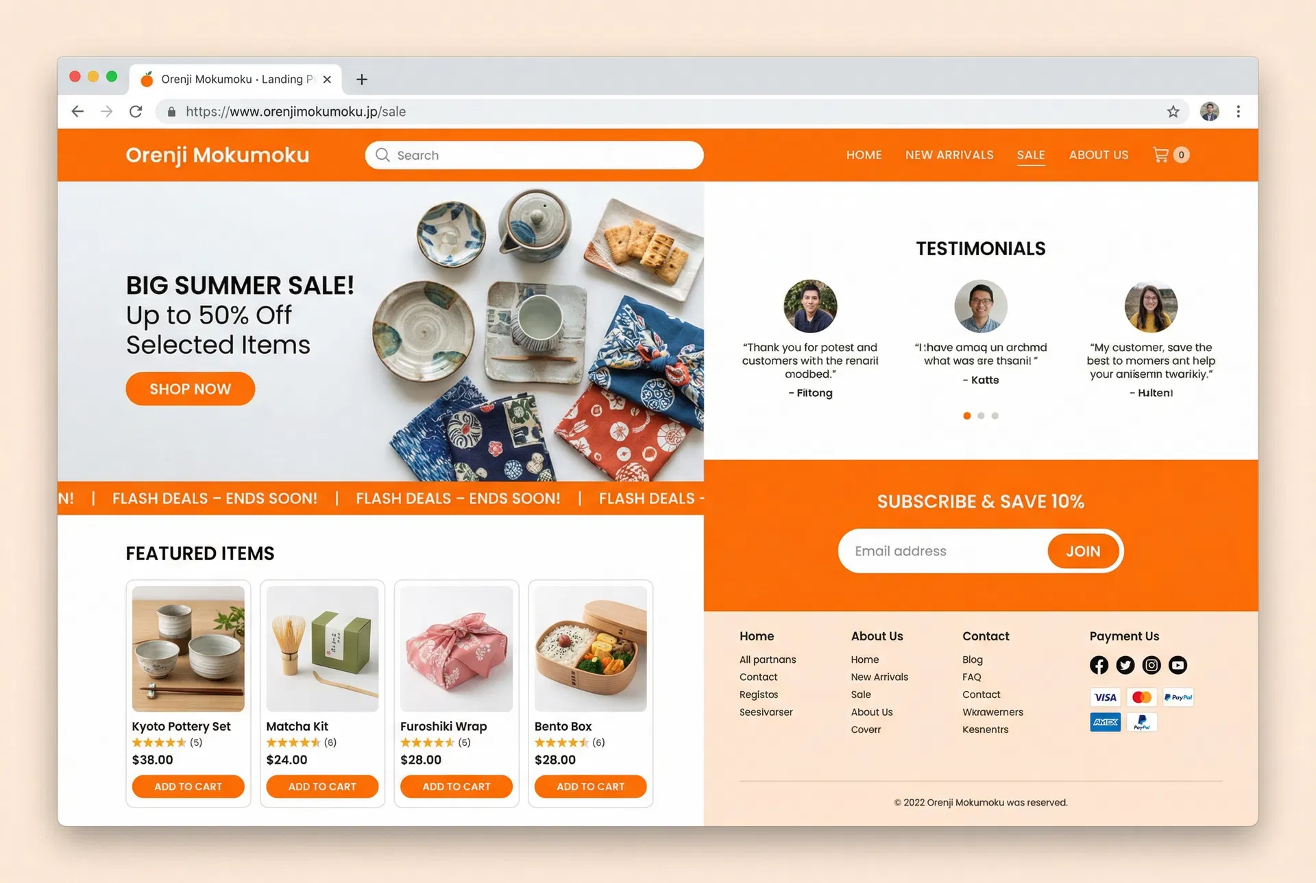 ECサイトLP制作(アパレル)