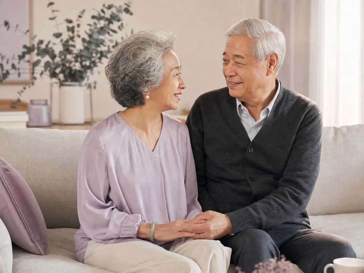 Top1Care bilingual caregiver supporting a Chinese-Australian senior at home