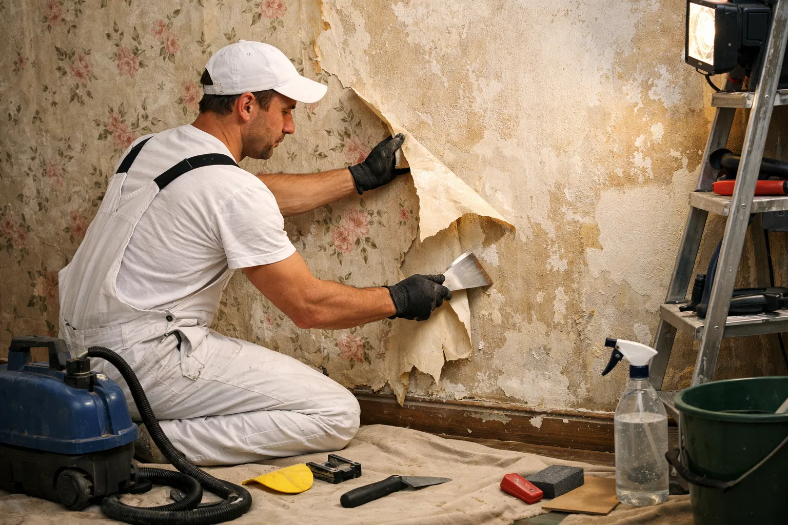 Professional wallpaper removal service