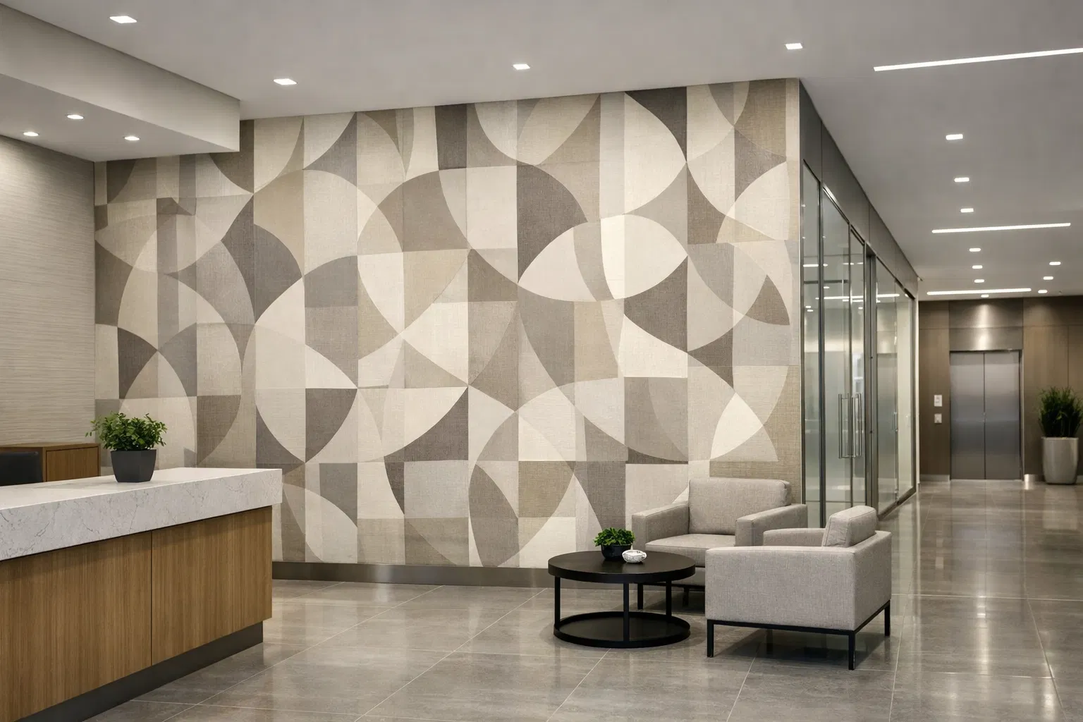 Commercial wallpaper
