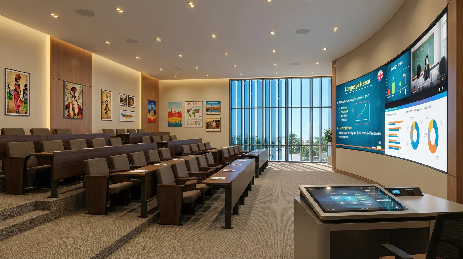 Salle de cours de langue C