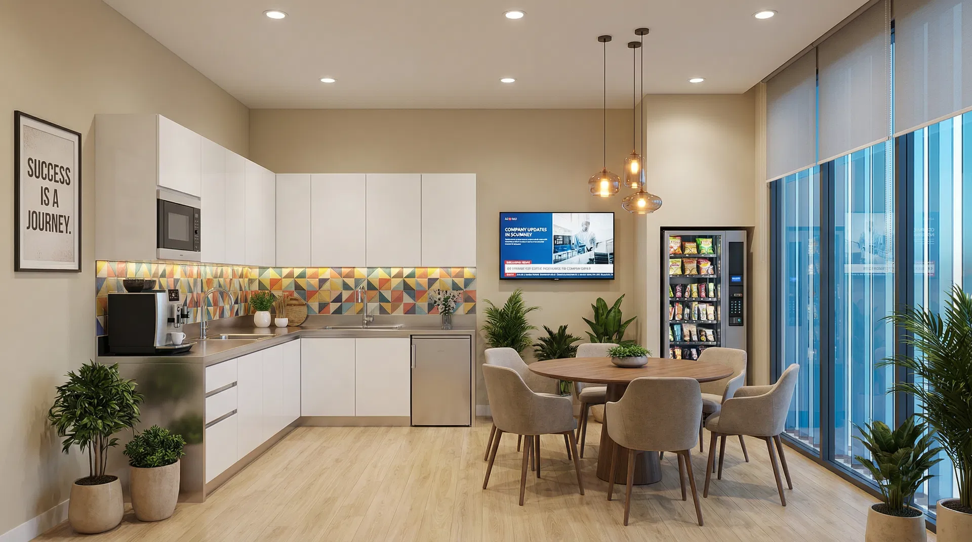 Cuisine et salle de pause