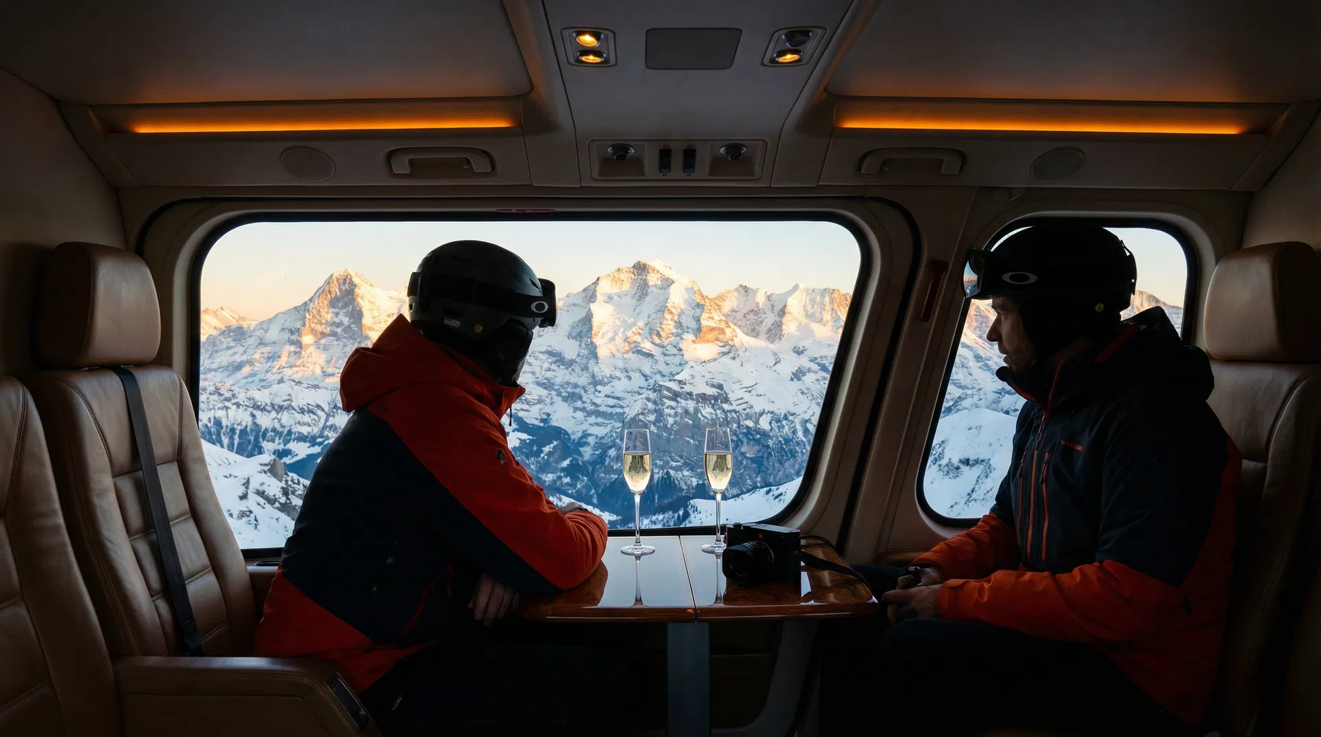 Luxury helicopter experience