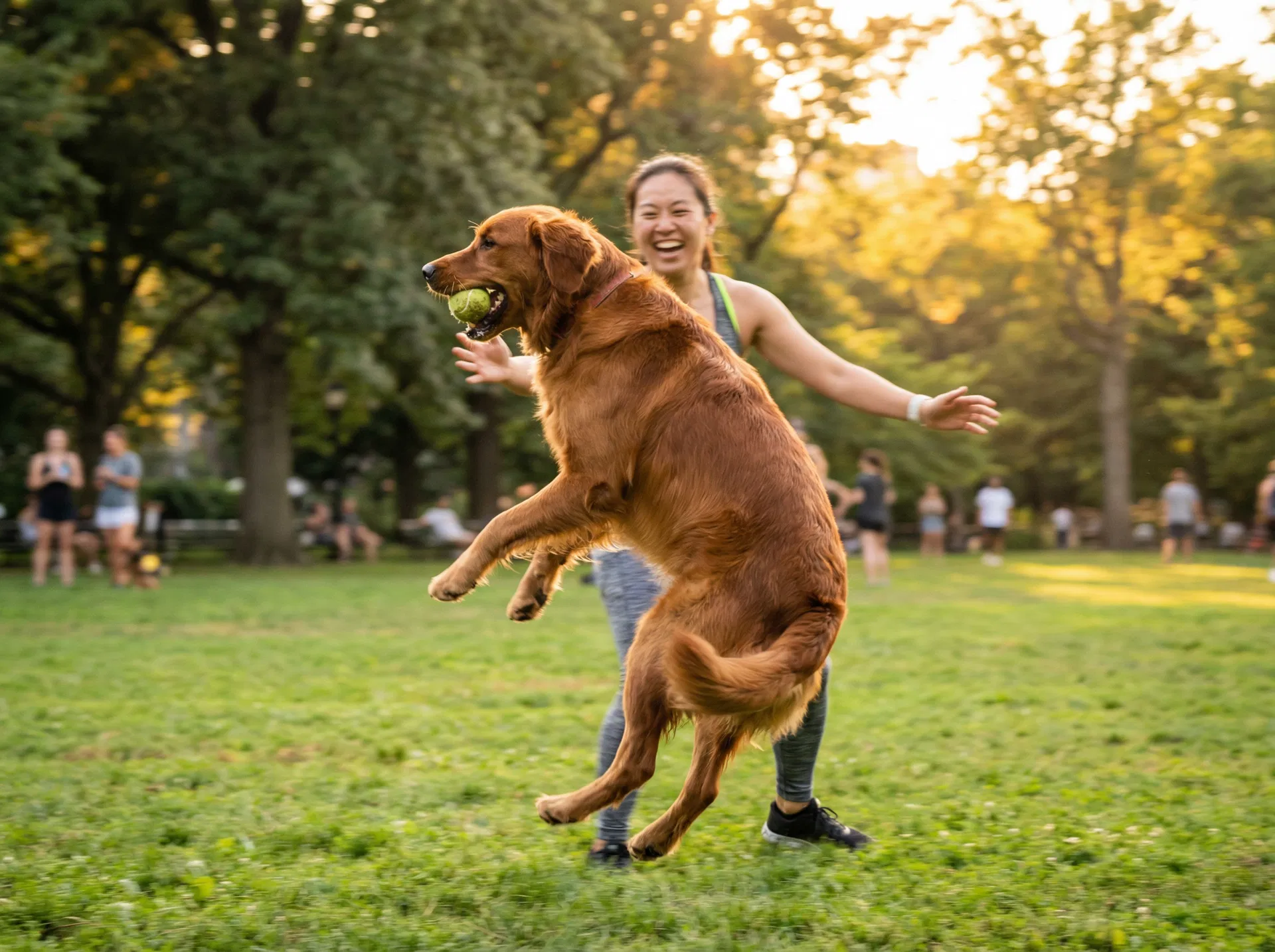 Šťastný aktívny pes