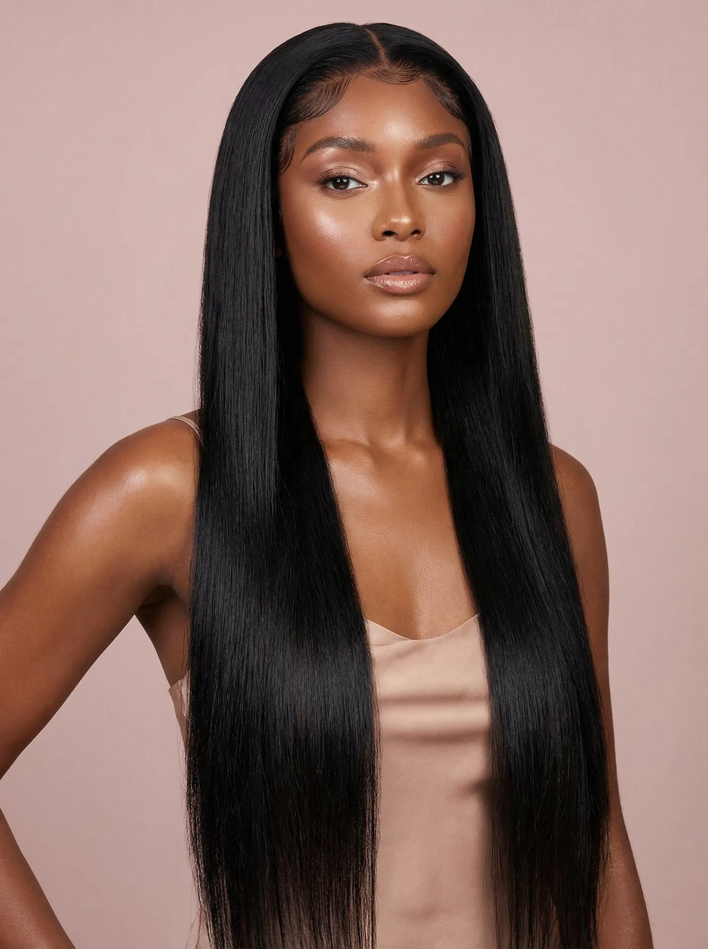 13x4 Lace Front Wig — Straight