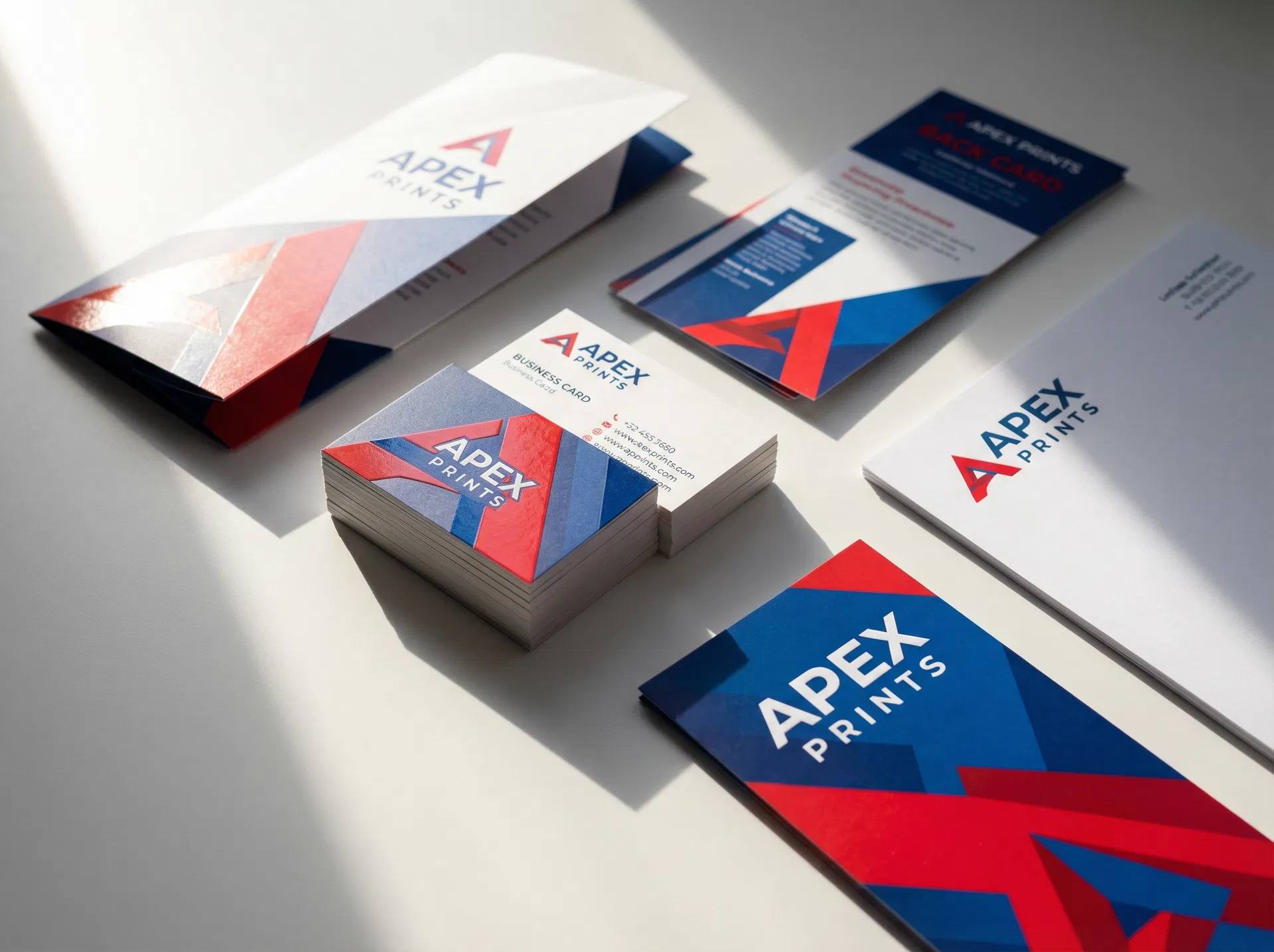 Business printing products — business cards, brochures, and stationery