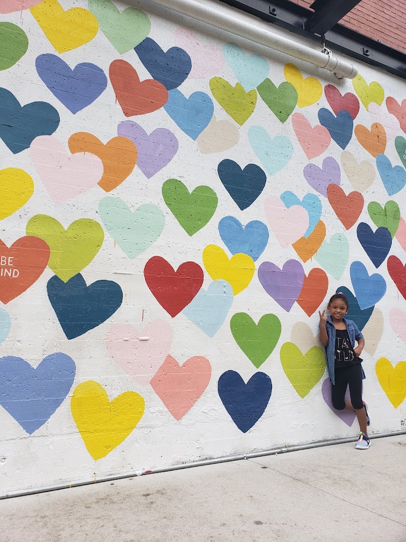 The Confetti Hearts Wall