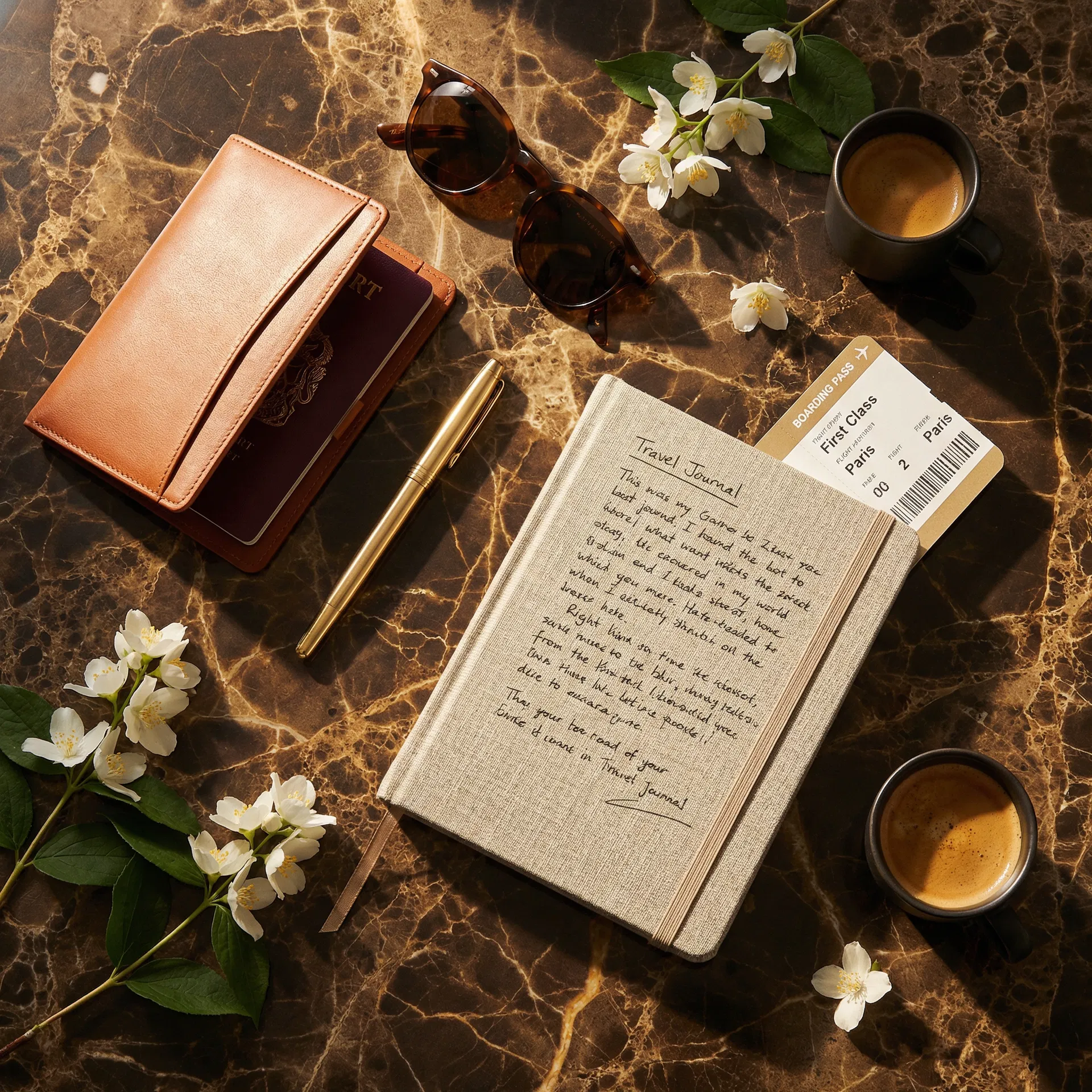 Luxury travel essentials