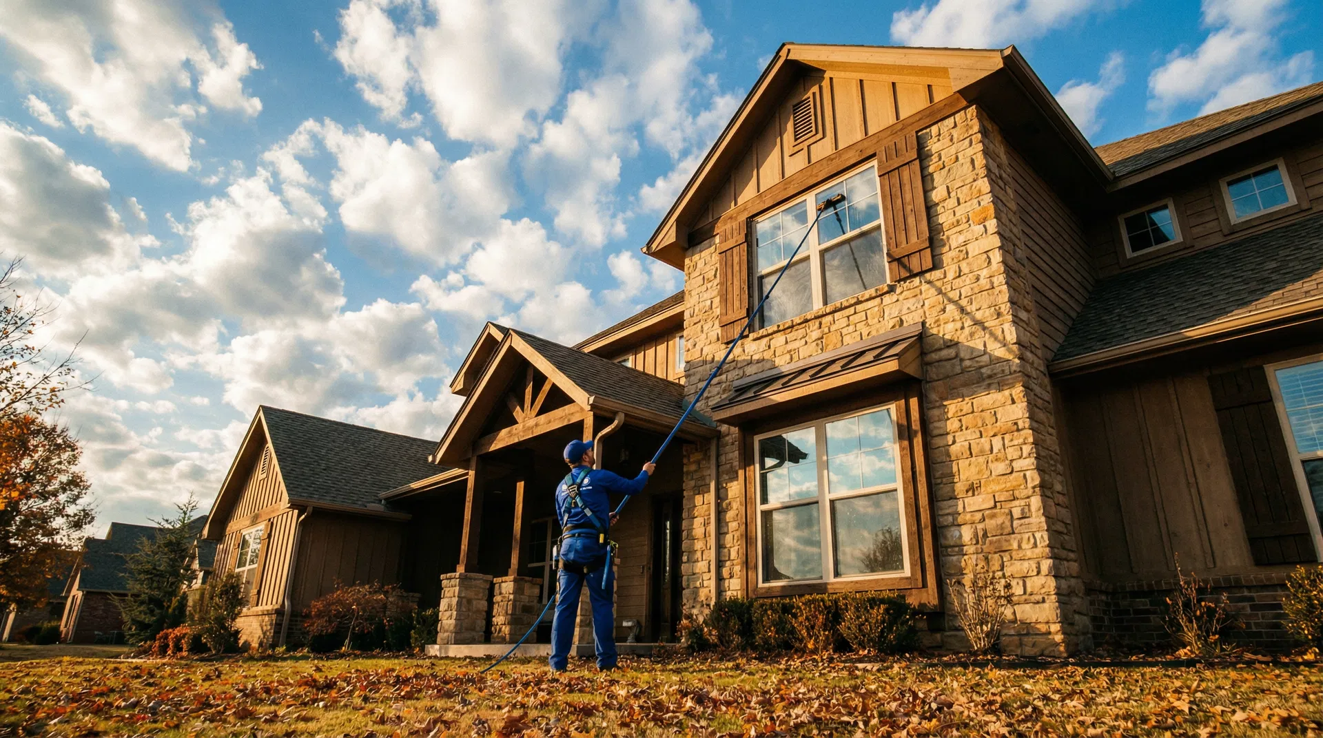 Professional window cleaning service