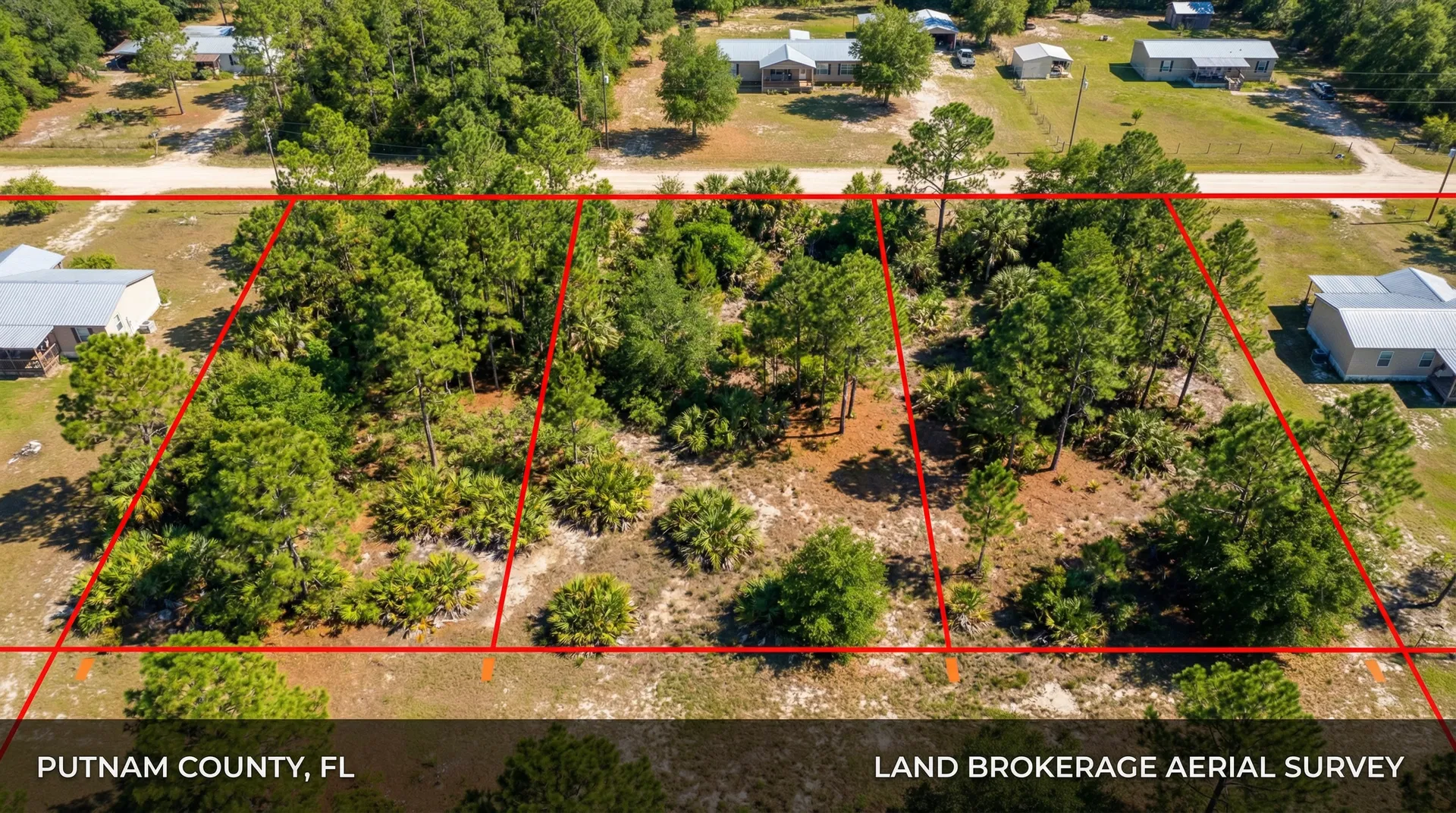 Lot Line Photography for land in Putnam County FL