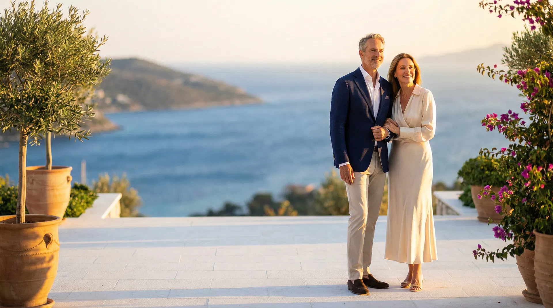 Couple enjoying life — Barrett Wealth Group