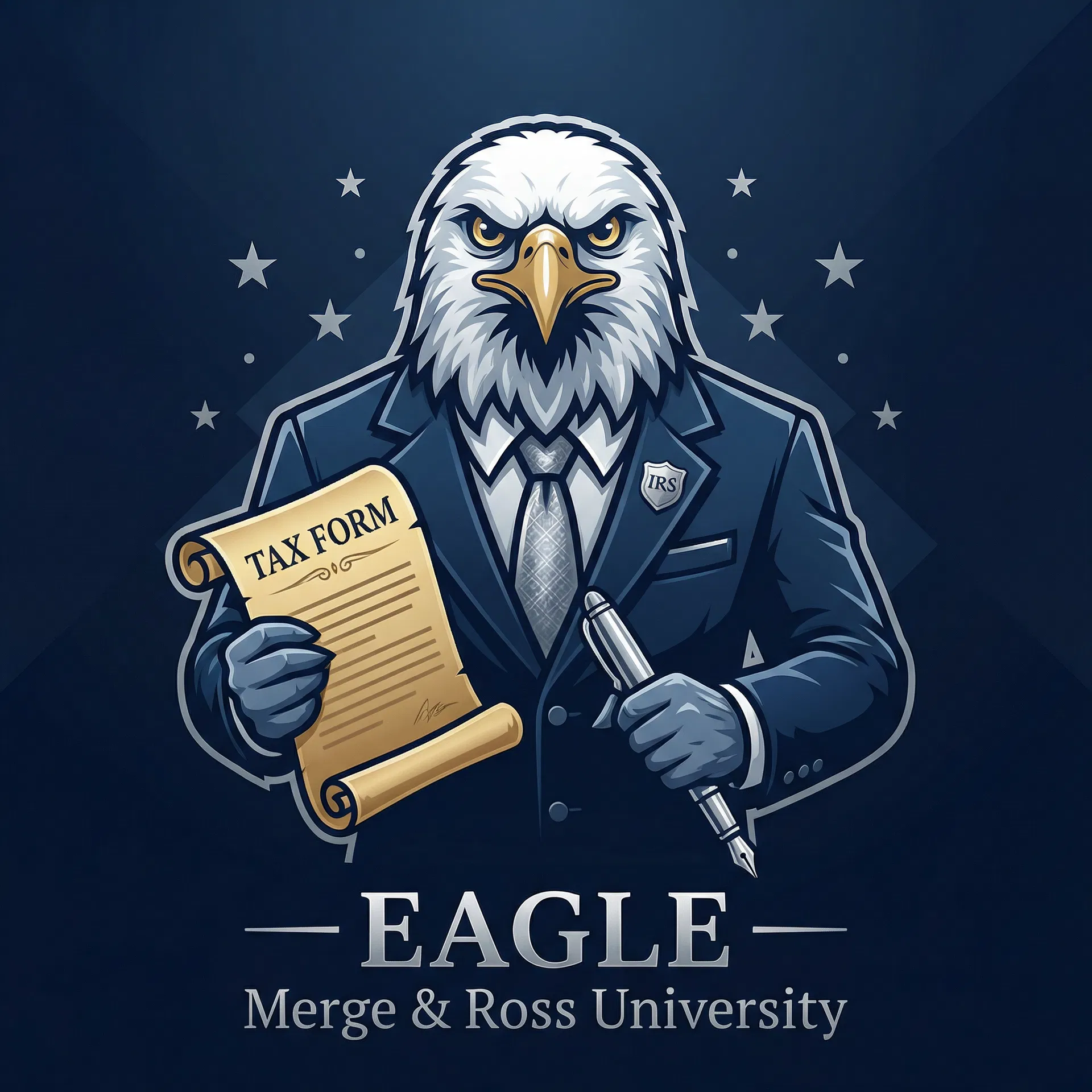 EAGLE — Merge & Ross University Mascot