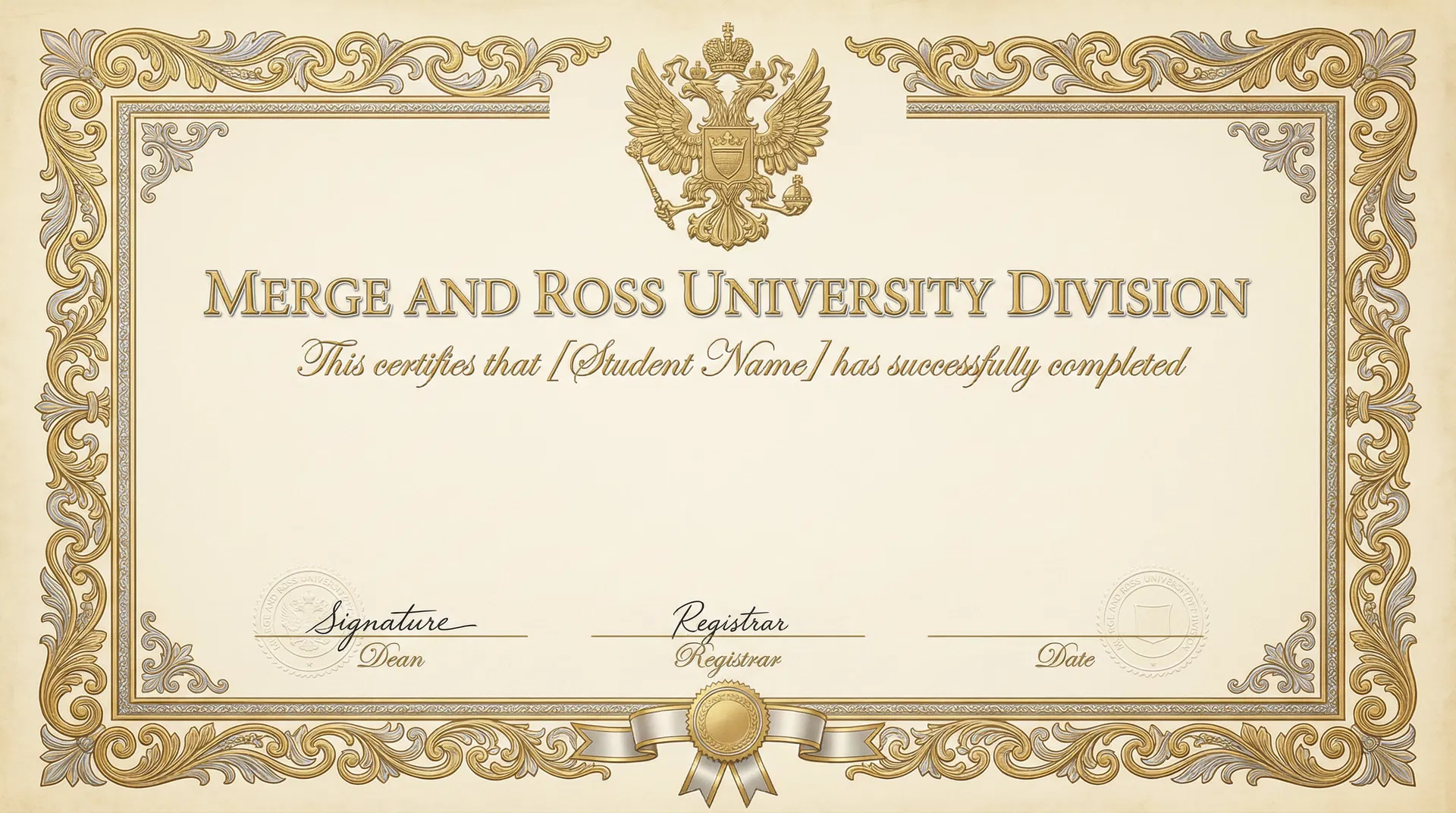 Merge & Ross University Division Diploma