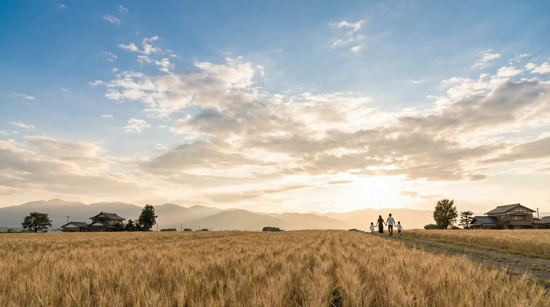 未来へ向かう家族