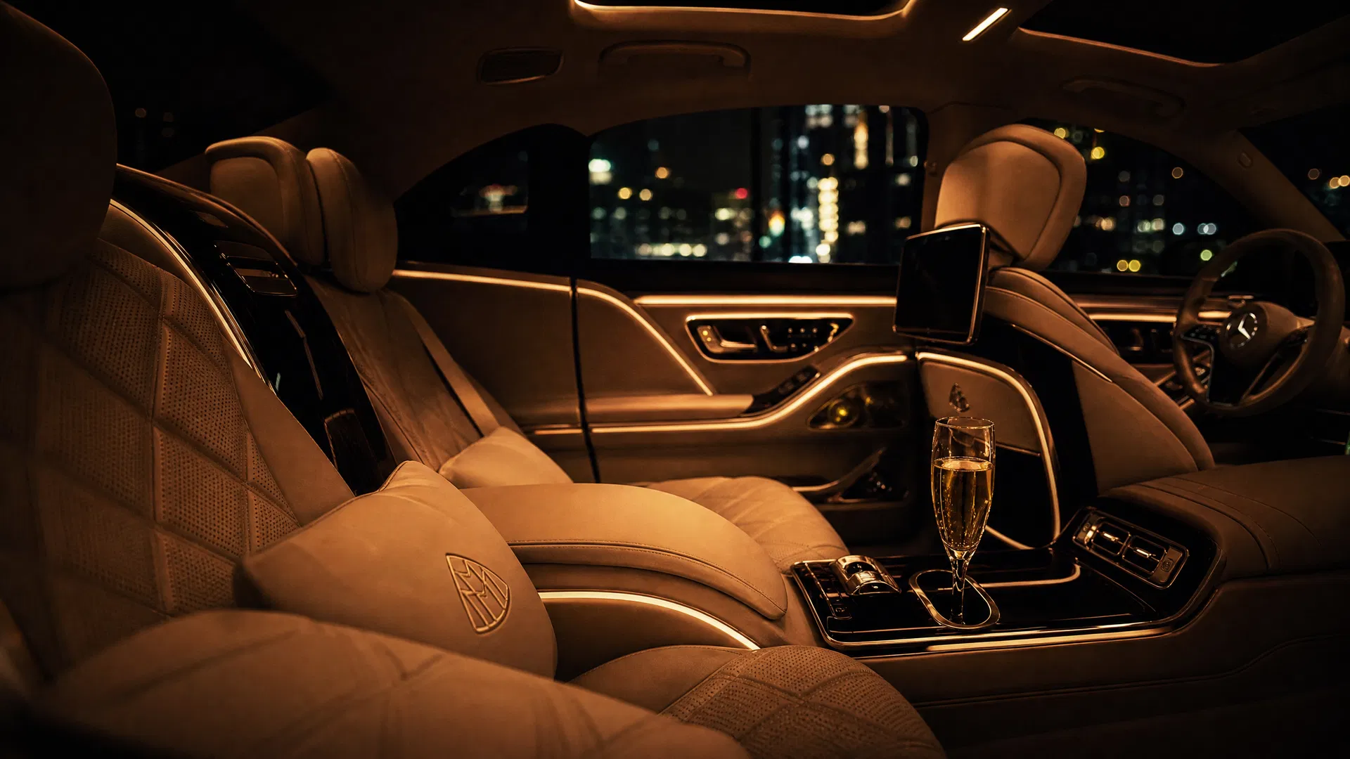 المقصورة الفاخرة لمرسيدس بنز S-Class