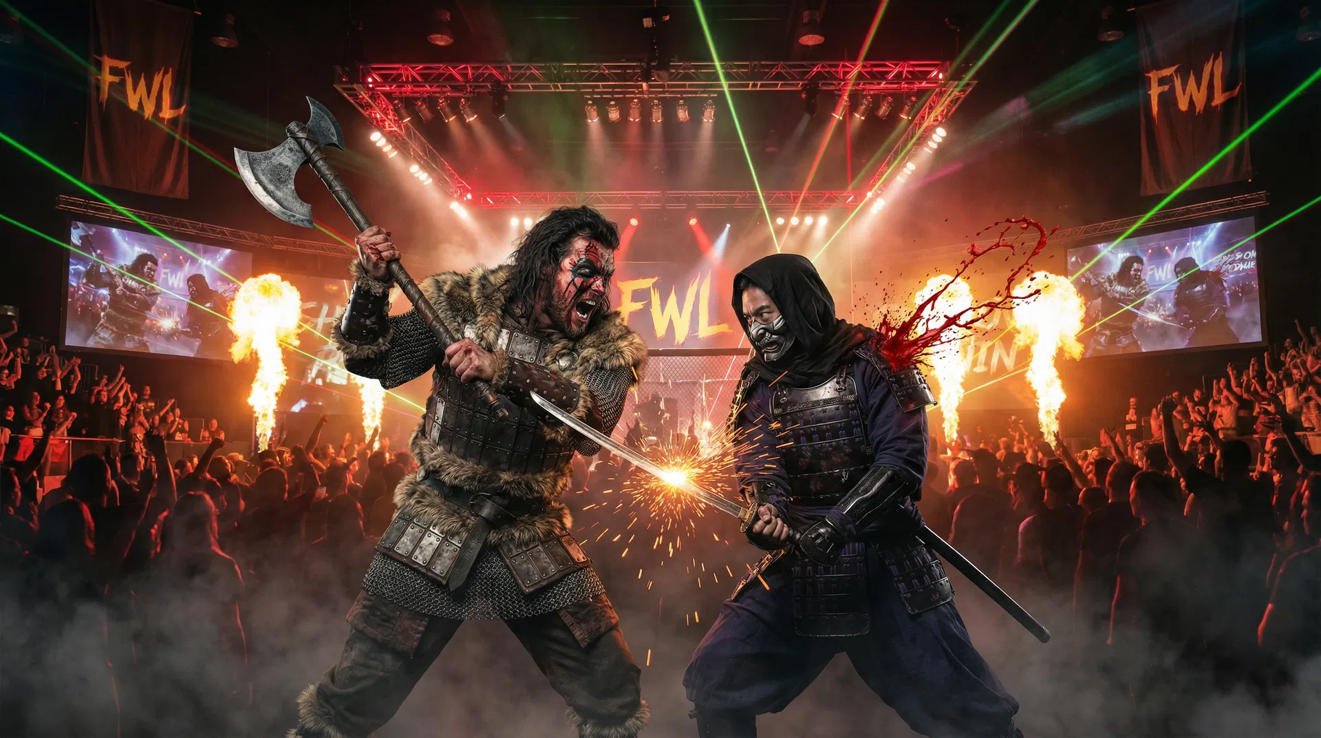 FWL Warriors Clash in the Circle of Combat